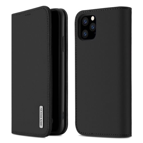 Etui en cuir véritable noir pour votre Apple iPhone 11 Pro Max 6.5 pouces