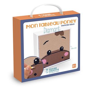 Kit Diamond Painting - tableau Poney - Graine Créative