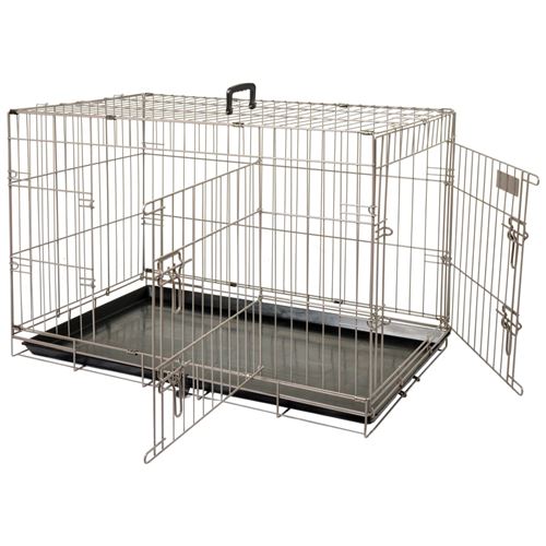 Comparer les prix de FLAMINGO Cage pour animaux Ebo Marron métallisé 61 x 43 x 50 cm 517580
