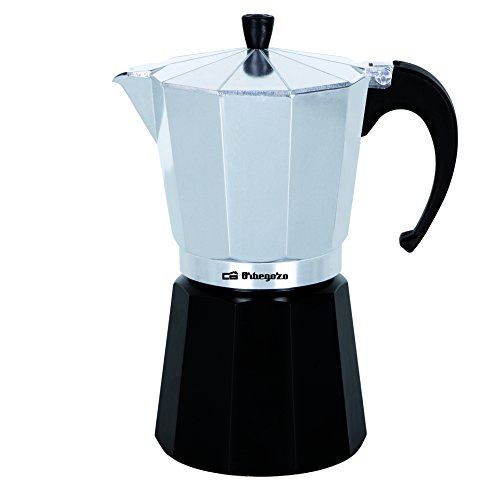 Orbegozo – Cafetière de alumini 3 tasses noir/argenté