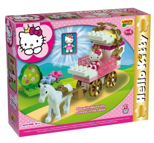 Hello kitty princesse le cheval et la caleche - jeu de construction - jouet enfant - nouveaute