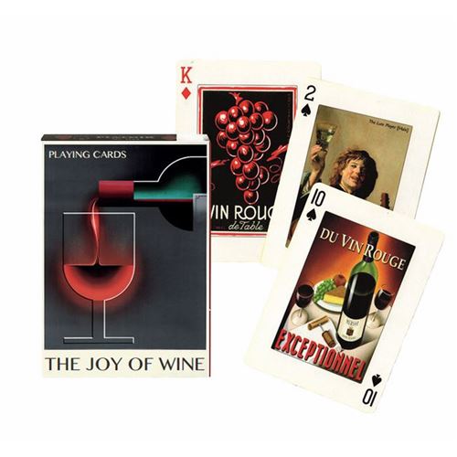 Jeu de 54 cartes - Histoire du vin