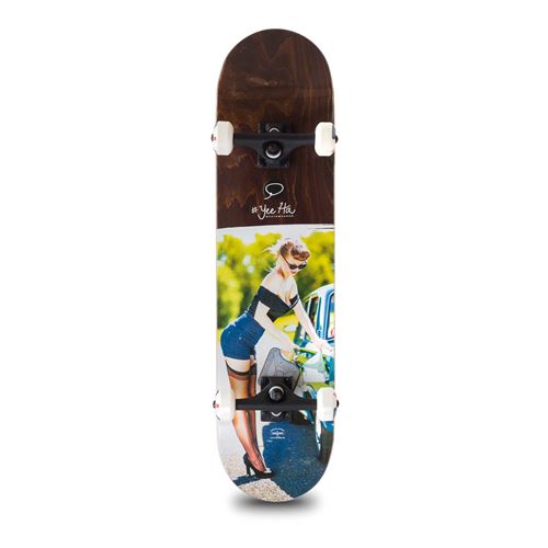 SKATEBOARD GAS GIRL 31 5*7 75 S01SB0004 Cruiser Skateboard - Complet - Elements de qualité