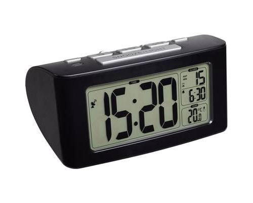 TFA Dostmann 60.2532.01 radiopilot&eacute;(e) R&eacute;veil noir Heures de r&eacute;veil 1