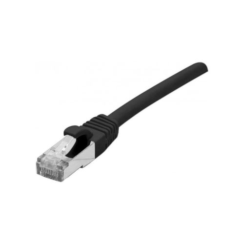 Cordon RJ45 catégorie 6A F/UTP LSOH snagless noir - 0,3 m