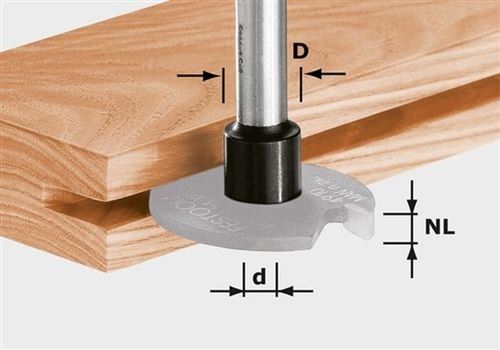Broche Porte-Fraise Festool S8 1,5-5 D14 - 499805