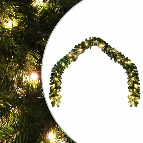 Vidaxl guirlande de no&euml;l avec lumi&egrave;res led 10 m 242424