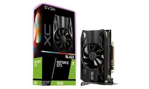 evga evga geforce gtx 1660 xc black, 6144 mb gddr5 noir