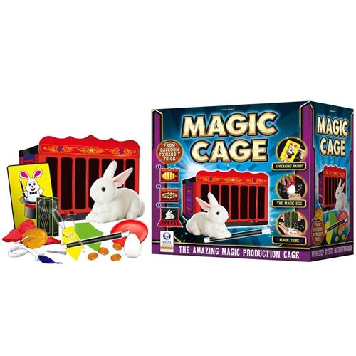 Magic Cage Magic Box avec Cage / Baguette Magique / Lapin