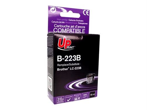 Cartouche compatible Brother LC223BK - vue 3