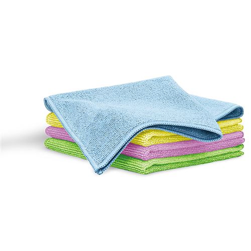 Lot 4 Torchons de Cuisine Microfibres Lavette Nettoyant Doux Absorbants XXL Blaumann AT-3883  Multicolore