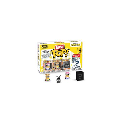 Non Communiqué Pack 4 Figurines Les Minions Bitty Pop! Young Gru 2,5 Cm