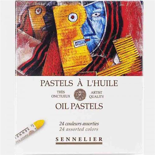 Boite De Pastels L'Huile 24 Couleurs Sennelier