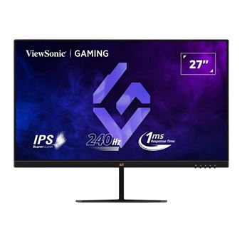 ViewSonic VX2779A-HD-PRO - Écran LED - jeux - 27" - 1920 x 1080 Full HD (1080p) @ 240 Hz - IPS - 250 cd/m² - 1000:1 - HDR10 - 1 ms - 2xHDMI, DisplayPort