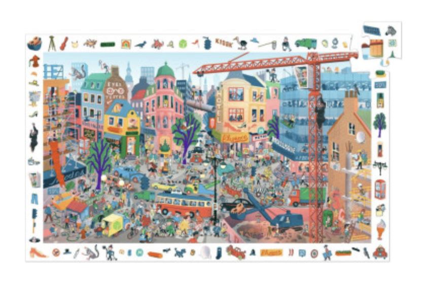 Puzzle d observation 200pcs - La ville