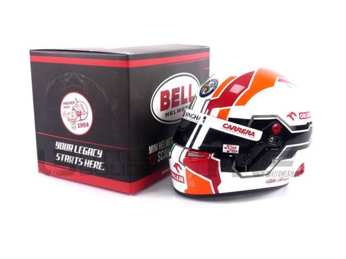 Voiture Miniature de Collection MINI HELMET 1-2 - CASQUE Antonio Giovinazzi - Alfa Romeo Racing 2021 - Green / White / Red - 4100114