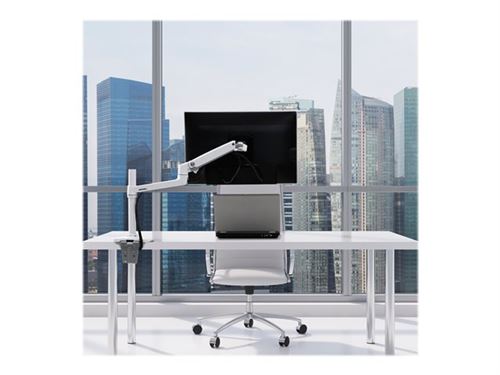 Ergotron LX - Kit de montage (bras articulé) - pour moniteur - aluminium, acier - blanc - Taille d'écran : jusqu'à 32 pouces - montrable sur bureau
