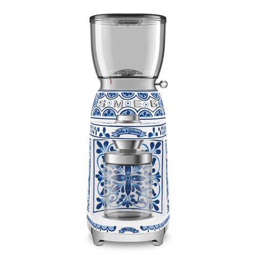 SMEG Broyeur &agrave; caf&eacute; Blu Mediterraneo Dolce Gabbana -  - Bleu - Inox 