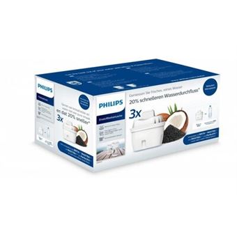 Pack de 3 filtres pour carafes filtrantes Philips Mayflower AWP211/24 Blanc