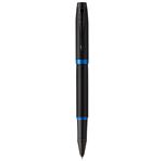 Parker IM  Vibrant Rings Noir bleu ocean Roller F