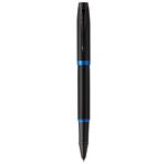 Parker IM Vibrant Rings Noir bleu ocean Roller F