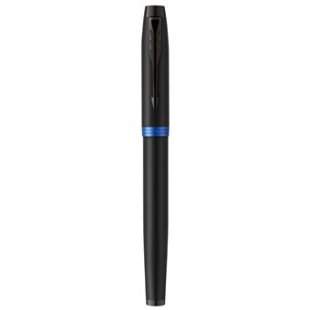 Parker IM Vibrant Rings Noir bleu ocean Roller F