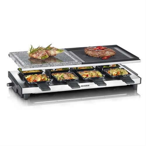 SEVERIN RG 2373 - Raclette/grill/pierre à griller - 1.5 kWatt - noir