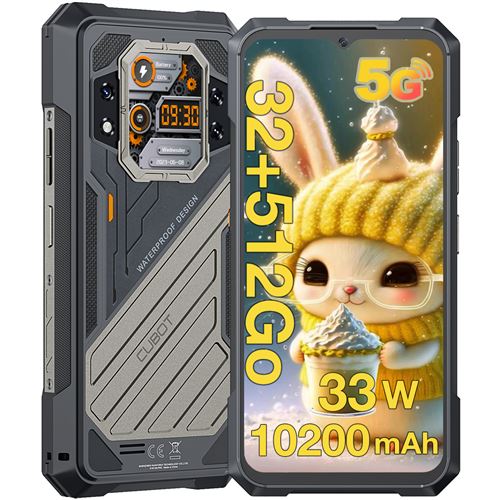 5G Smartphone CUBOT KINGKONG X 6.583 512GO 16GO-Noir