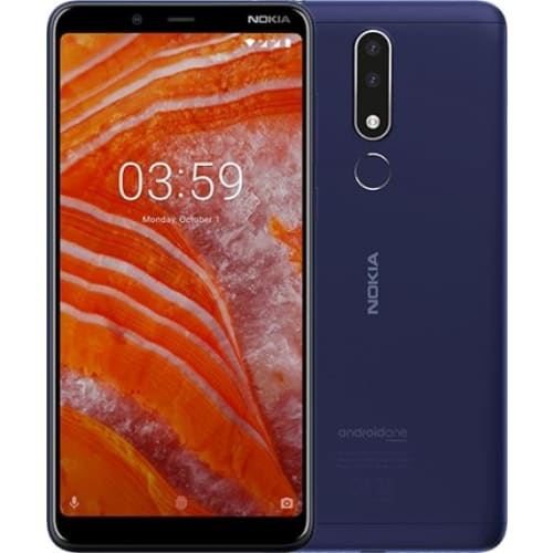 Smartphone Nokia 3.1 Plus 11ROOL01A10 6 HD+ MediaTek Helio P22 3Go 32Go Android 8.1 Bleu