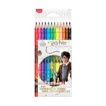 12 crayons de couleur Maped Harry Potter