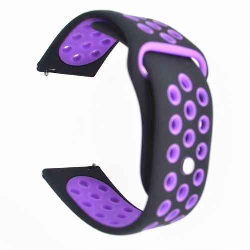 GENERIQUE - Bracelet pour Samsung Galaxy Watch Active - Silicone - Noir - Image 2