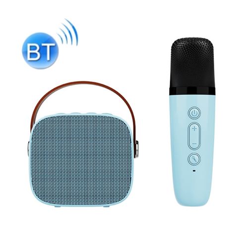 Generique Bleu Microphone D20 Haut-Parleur Bluetooth Multifonctionnel - Image 2