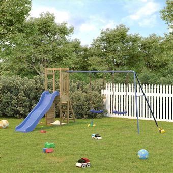 Aire de jeux d extérieur bois de pin imprégné - 1