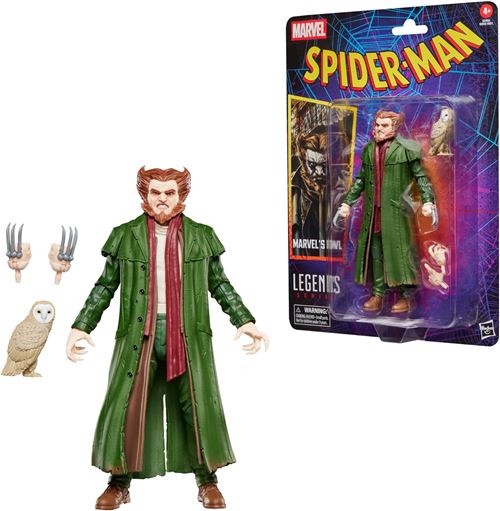 Hasbro Marvel Legends Retro Figurine Marvel's Owl 15 Cm avec Accessoires - Image 4