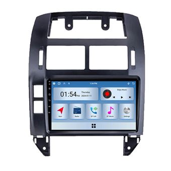 Autoradio RoverOne® Bluetooth CarPlay 2 Din 6Go RAM 128Go ROM pour Volkswagen Polo Mk4 4 2001-2009 - 1