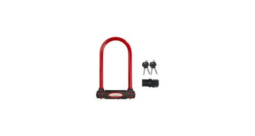 Non Communiqué Rouge Master Lock Antivol Vélo U [A Clé] [Support De Vélo Universel] [Antivol Certifié] [Rouge] 8195Eurdprocolr