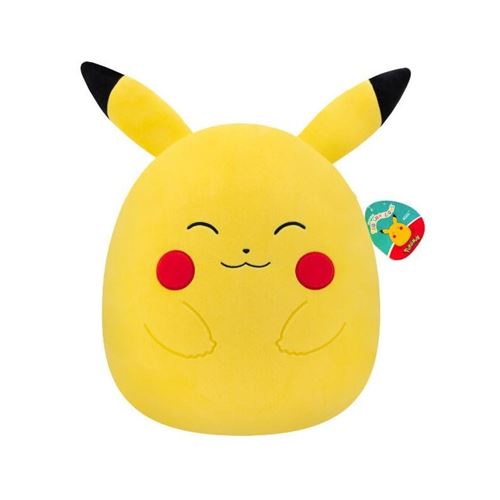Non Communiqué Pokémon - Peluche Pokémon Squishmallows Pikachu Heureux 35 Cm