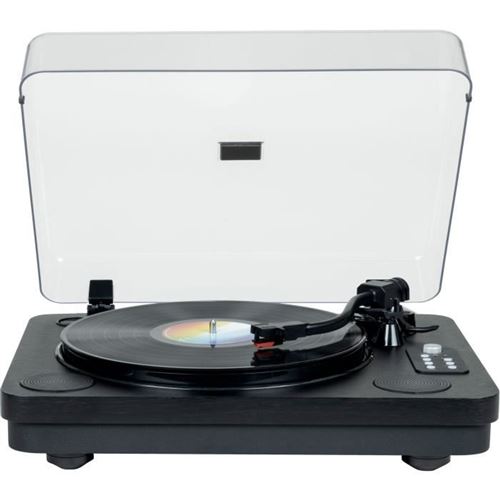 Platine Vinyle Bluetooth - Thomson - Tt650Bt - Enregistrement Usb - 2 Haut-Parleurs - Noir