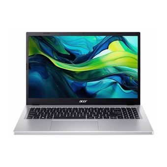 Acer Aspire Go 15 AG15-71P - Intel Core i7 - 13620H / jusqu'à 4.9 GHz - Win 11 Home - UHD Graphics - 16 Go RAM - 512 Go SSD NVMe, QLC - 15.6" IPS 1920 x 1080 (Full HD) - Wi-Fi 6 - Argent pur - clavier : Suisse Allemand