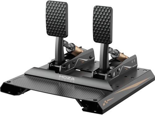 Moza Racing CRP2 - Pédales - filaire - noir, or - pour PC, Microsoft Xbox