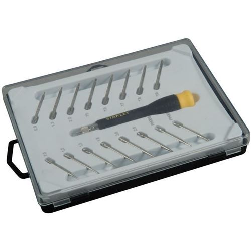 Stanley Jeu De 16 Micro Tournevis Multilames - Stht0-62633 - Fente + Phillips + Hexagonal + Torx - Image 2
