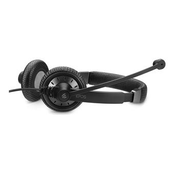 EPOS SC 75 USB MS - Headset - op oor - met bekabeling - 3,5 mm-stekker, USB - zwart - 1
