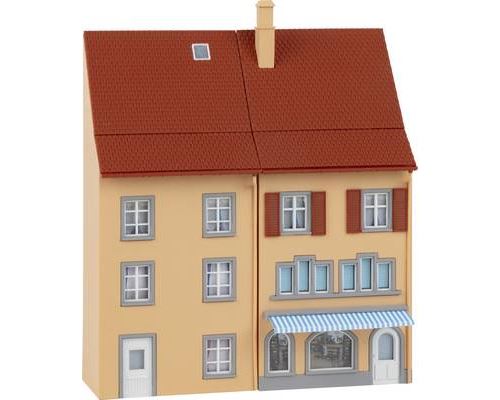 Maisons à reliefs petite ville 2 pièces H0 Faller 130711