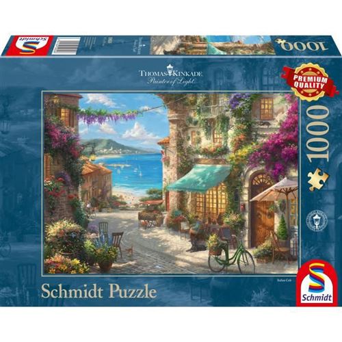 Puzzle CafÂ‚ sur la Riviera italienne, 1000 pcs