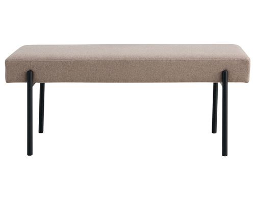 Non Communiqué Taupe Romeo - Banc - Tissu Bouclette - 100 Cm