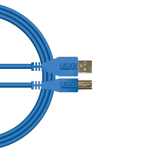 Non Communiqué Bleu Udg U 95002 Lb - Câble Udg Usb 2.0 A-B Droit 2M