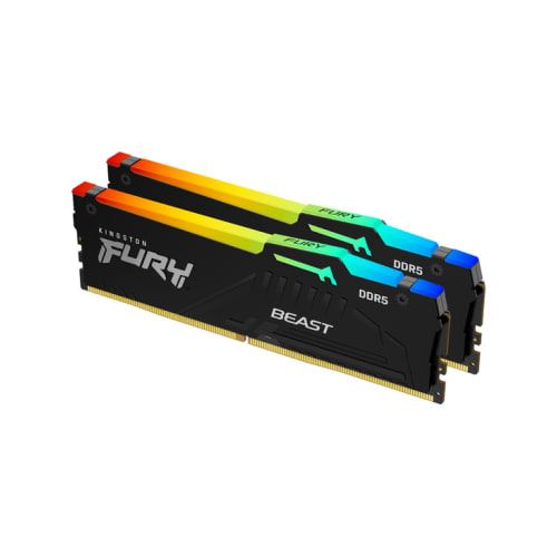 Kingston Technology FURY Beast 64GB 5600MT/s DDR5 CL36 DIMM (Kit of 2) RGB EXPO