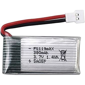 YUNIQUE GREEN-CLEAN-POWER - Ensemble de 3 Batteries LiPo 3.7V 1200mAh pour Drones RC | Compatible avec Syma X5SC X5SW, WLtoys K989 | Durée de Vol 15
