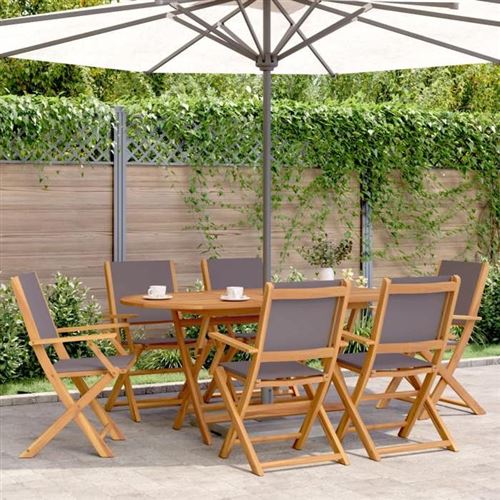 Vidaxl Chaises De Jardin Pliantes - Image 3
