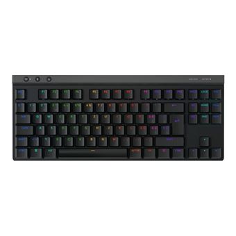 Logitech G515 - Clavier - LIGHTSPEED - TKL - backlit - sans fil - 2.4 GHz, Bluetooth, USB - QWERTZ - Suisse - commutateur : GL Tactile - noir